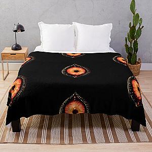 Evil eye horror style Throw Blanket RB0811