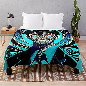 Swirly Horror Man Throw Blanket RB0811