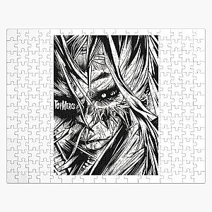 clown, horror, horror, halloween, creepy, cute, toymercs, zombie, furry, goth, gore, cartoon, bloody, blood, dark Jigsaw Puzzle RB0811