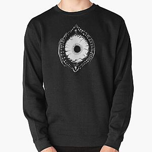 BW of Evil eye horror style Pullover Sweatshirt RB0811