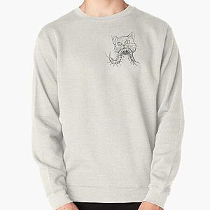 creepy cat junji ito inspired Pullover Sweatshirt RB0811