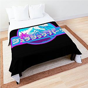 Jurassic Park Vaporwave (Japanese) Comforter