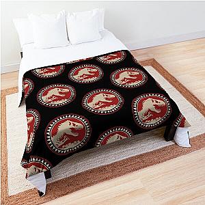 Jurassic Park Distressed Fossil Badge   Comforter