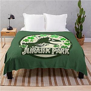 St. Patrick's Day Jurassic Park Throw Blanket