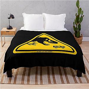 Jurassic Park Sign Throw Blanket