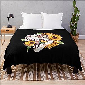 Jurassic Park - Sunflower Throw Blanket