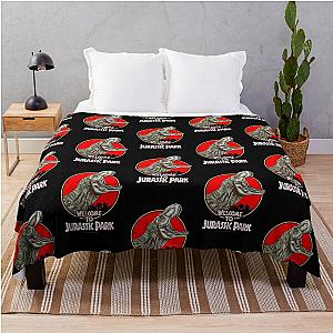 tyrannosaurus rex, Welcome to Jurassic Park, Jurassic Park, Jurassic World, jurassicworld Throw Blanket