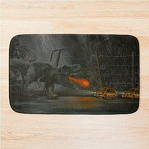 Jurassic Park but with FIRE Bath Mat