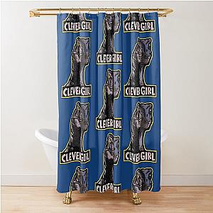 Clever Girl Jurassic Park Raptor    Shower Curtain