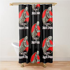 tyrannosaurus rex, Welcome to Jurassic Park, Jurassic Park, Jurassic World, jurassicworld Shower Curtain