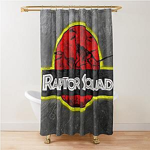 Jurassic Park - Raptor Squad fan art Shower Curtain