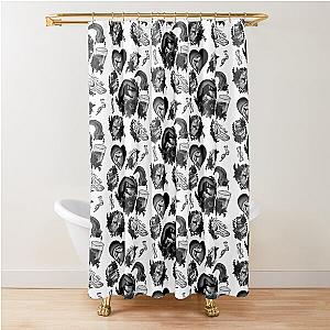 jurassic park Flash sheet Shower Curtain