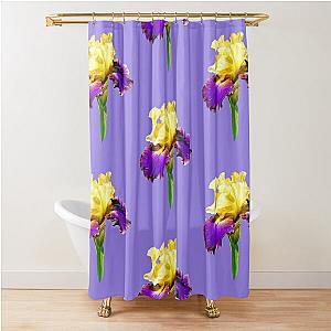 Jurassic Park Bearded Iris  Shower Curtain