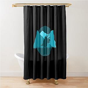 Triceratops Jurassic Park Shower Curtain