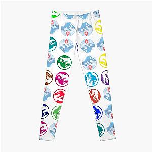 jurassic park dinosaurs Leggings