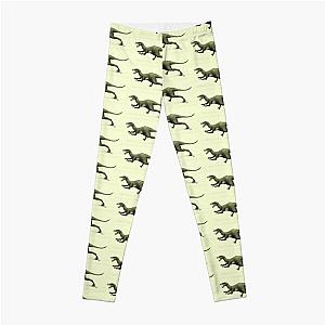 Jurassic Park Velociraptor On the Prowl Leggings