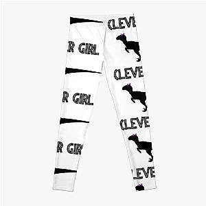 Clever girl - Jurassic Park. With a pink bow Leggings