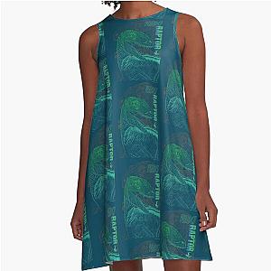 Jurassic Park Velociraptor    A-Line Dress