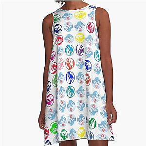 jurassic park dinosaurs A-Line Dress