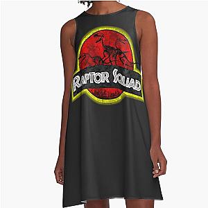 Jurassic Park - Raptor Squad fan art A-Line Dress