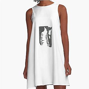 Jurassic Park Skull A-Line Dress