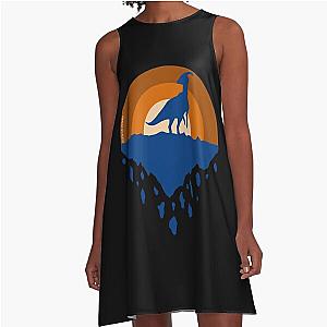 Parasaurolophus Dinosaur Jurassic Park A-Line Dress