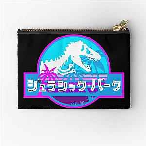 Jurassic Park Vaporwave (Japanese) Zipper Pouch