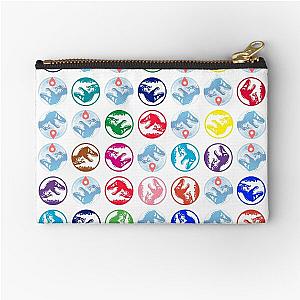 jurassic park dinosaurs Zipper Pouch