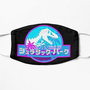 Jurassic Park Vaporwave (Japanese) Flat Mask