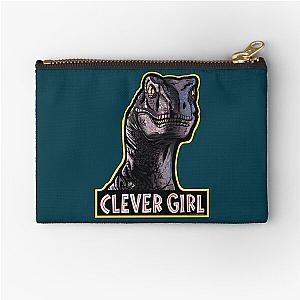 Clever Girl Jurassic Park Raptor    Zipper Pouch