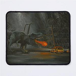 Jurassic Park but with FIRE Mouse Pad