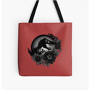 Jurassic park inspired logo  All Over Print Tote Bag