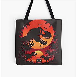 Jurassic Park TRex All Over Print Tote Bag