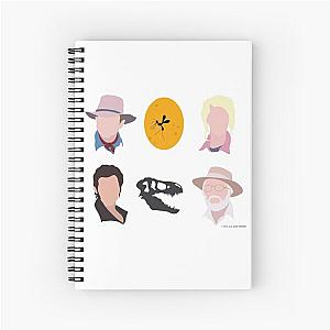 Jurassic Park Faceless Characters Spiral Notebook