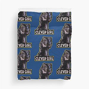 Clever Girl Jurassic Park Raptor    Duvet Cover