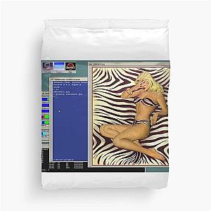 Jurassic Park - Dennis Nedry terminal screen Duvet Cover