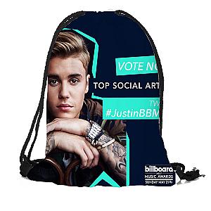 Justin Bieber Backpacks - Custom Backpacks Justin Bieber Printing Pattern Drawstring Bags AL2407