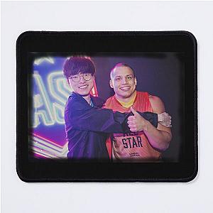 Tyler1 and faker Mouse Pad