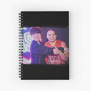 Tyler1 and faker Spiral Notebook
