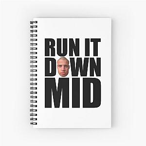 RUN IT DOWN MID  TYLER1 Spiral Notebook