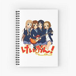 K-On! - logo Spiral Notebook