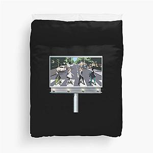 K-ON Road Billboard (on Black) Duvet Cover