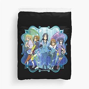 Fancy K-ON in Spring! (on Black) Duvet Cover