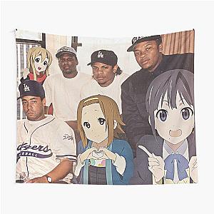 K-On! and their crew Tapestry