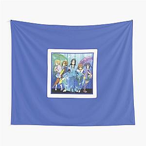 K-ON in Spring! Purple Neon (on Purple) Tapestry