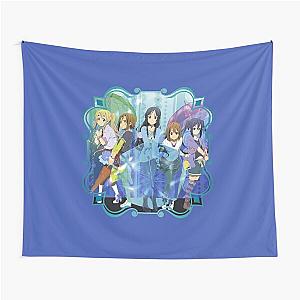 Fancy K-ON in Spring! (on Purple) Tapestry