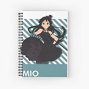 Mio Akiyama - K-ON - Don't Say Lazy - Typography 5 Spiral Notebook