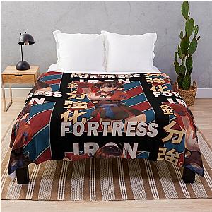 Mumei Iron Fortress Vintage Stripe Design Throw Blanket