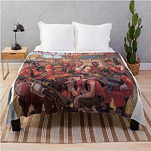 Team Fortress 2 Meet The Team  Throw Blanket