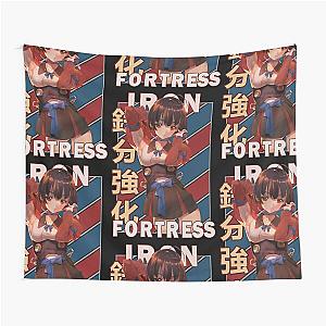 Mumei Iron Fortress Vintage Stripe Design Tapestry